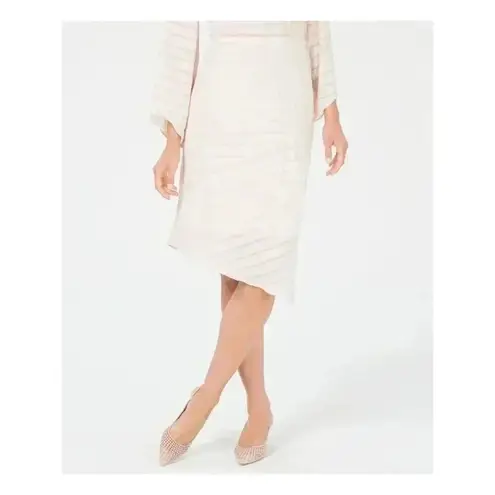 Alfani Pink Illusion Asymmetrical Skirt NEW Size 8