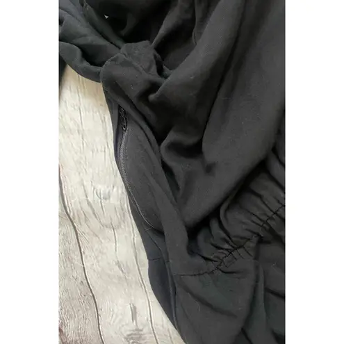 Moda International Black Vintage Long Sleeve Dress