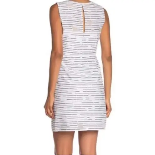 Milly Nina Stripe Burnout Sheath Dress Size 6