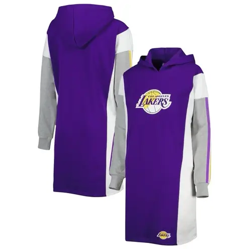 [NWT] GILL 4 HER | LA LAKERS Bootleg Longsleeve Hoodie T thumbnail 3