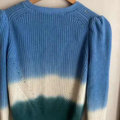 Veronica Beard Parula Tie-Dye Ombre Cardigan Sweater