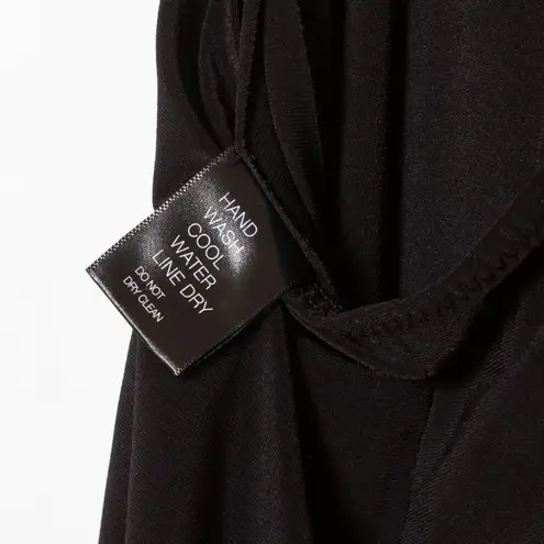 Norma Kamali Black Open-Back Stretch-Jersey Wide-Leg Jumpsuit - XS / FR 34