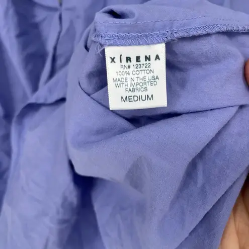 Xirena Jules Top Dark Periwinkle Purple Balloon Sleeves Women's Size Medium