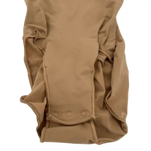 SKIMS Seamless Sculpt Brief Beige Sleeveless Bodysuit Size Small