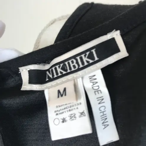 NIKIBIKI NWOT Cheetah Print Color Block Dress