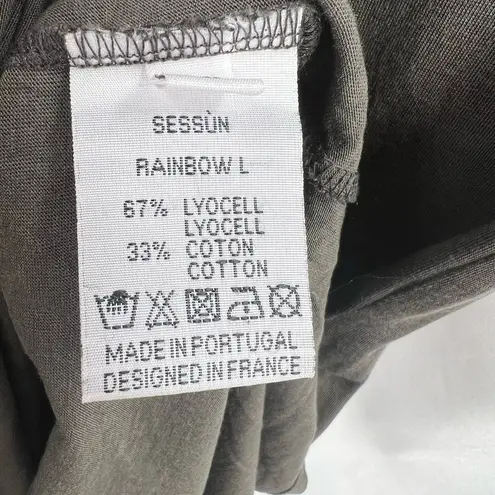 Sessùn Green Short Sleeve Tee Shirt Dress Size Small