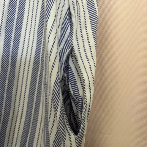 Striped Blue and White Maxi Dress Size L