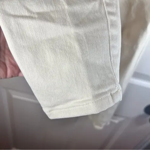 Madewell  Cadet Crop Cargo Pants‎ Size 24 White