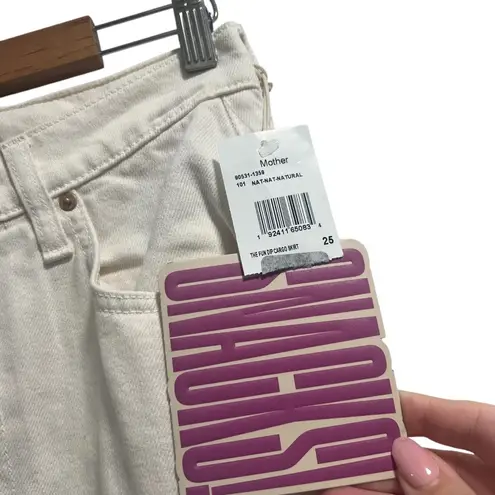 MOTHER Denim NEW NWT MOTHER SNACKS! The Fun Dip Cargo Skirt Maxi Skirt In Natural