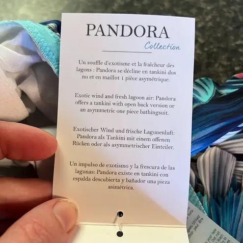 Cache Coeur Pandora Maternity Tankini Top Size undefined