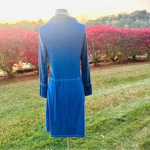 Maloka Unique Artsy Dress Blue Size 6