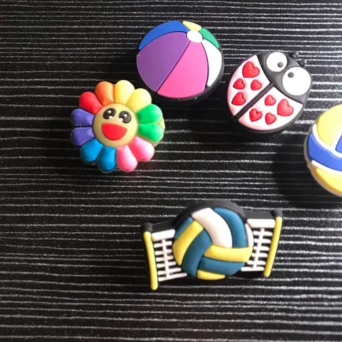 Girly & Volleyball Themed Croc Charms *Bundle 3 Save 20%* Pink