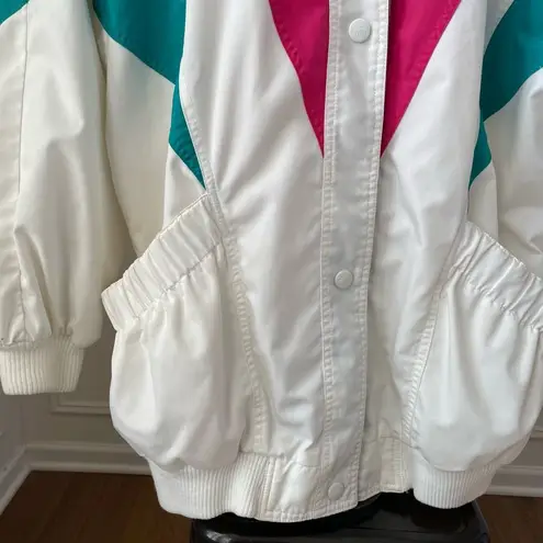 Vintage 80s 90s Innovations Izzi Lightweight Spring Parka Jacket XL Pink