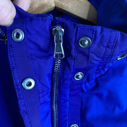 Tatras Womens Aurora Hooded Military Utility Jacket Blue size Small Medium