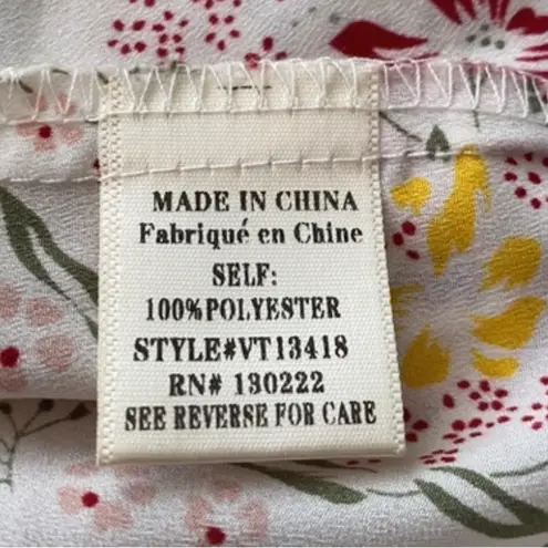 Very J 💥 Ruffle Floral Print Bell Sleeve Blouse Multicolor M