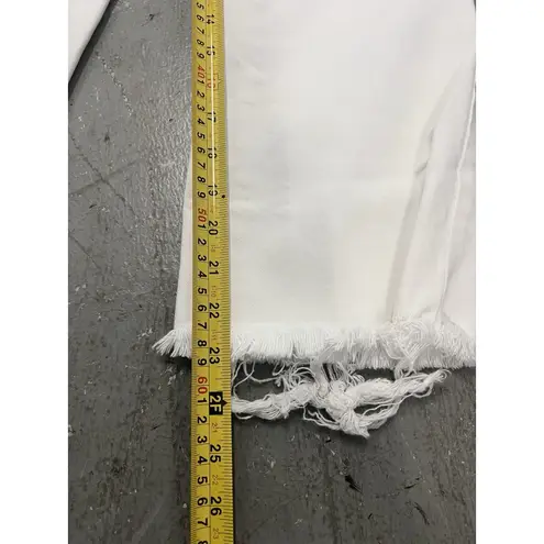 Liverpool Jeans Company Liverpool Women's White Jeans Hannah Crop Flare Size 10/30 Stretch Denim Pants