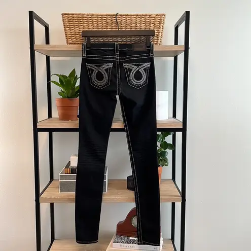 Big star  Liv Low-Rise Skinny Stretch Embroidered Jeans, 25