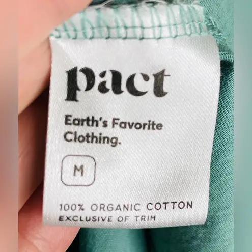 Pact Organic Softspun A-Line TankDress in blue spruce Medium EUC