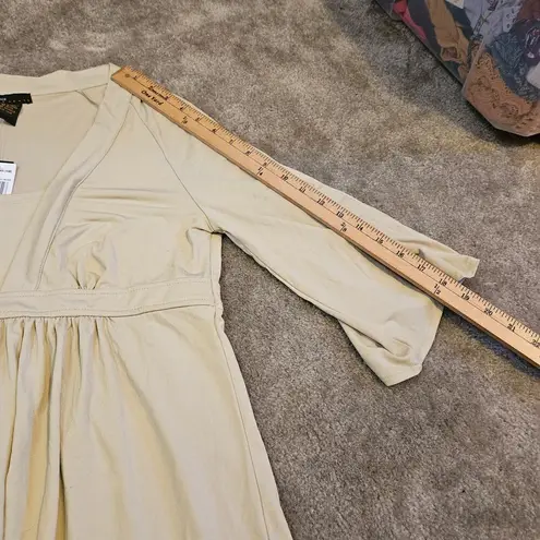 Grace Elements Size Medium Light Sage Pastel Green Blouse Boho NEW NWT Stretchy