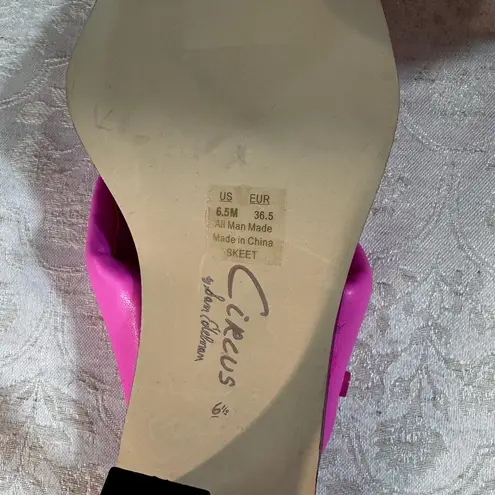 Circus by Sam Edelman “Skeet” Hot Pink Heeled Sandals size 6.5