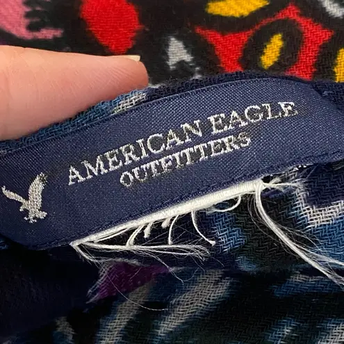 American Eagle AEO  OUTFITTERS Blue pink purple scarf