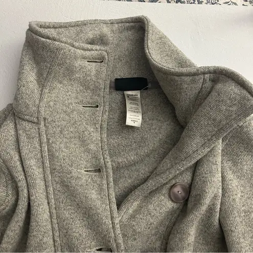 Patagonia women’s Better Sweater fleece pea Coat jacket medium grey Gray