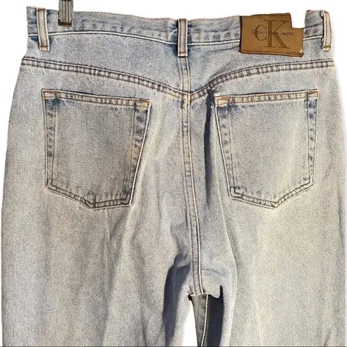 Calvin Klein Jeans Vintage Easy Fit Zipper Fly Jeans Denim 10 Short