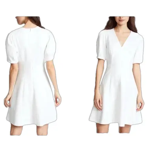 Rebecca Taylor Pintuck White Dress