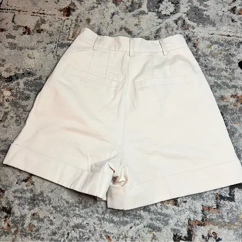 MOUSSY Tan Tailored High Waisted Shorts Women Size Small