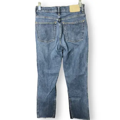 Everlane  The Cheeky Bootcut High Rise Raw Hem Jeans