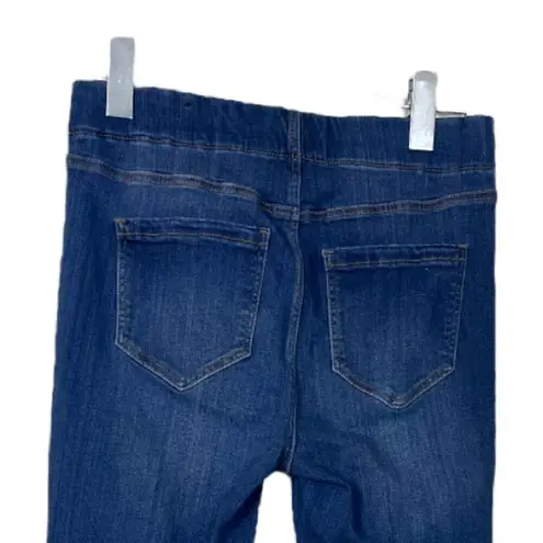 Liverpool Jeans The Crop High Rise Cuffed Pull On Medium Blue Denim Women’s 4/27