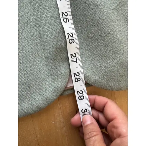 Savannah 100% Wool Blazer Jacket Size 12 Career Sage Green Neutral Lined Vintage