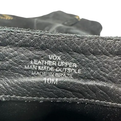 Matisse Vox Western Embroidered Bootie in Black Suede Heeled Women's Size US 10