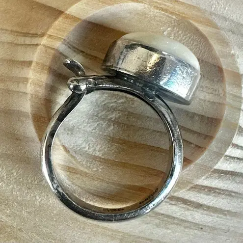 Sajen Sterling Silver Carved Moon Goddess Face Ring