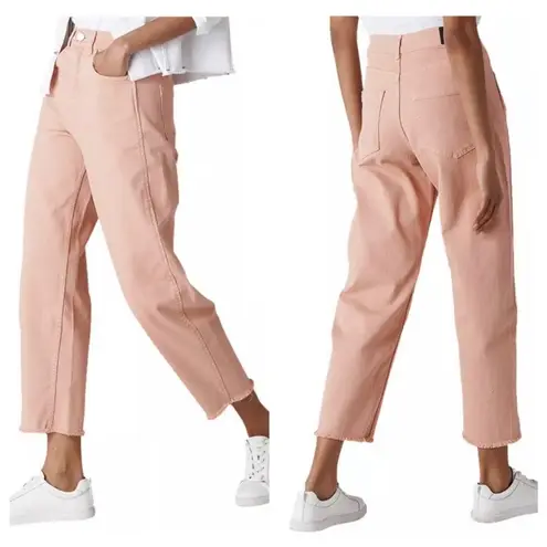 Whistles • Pastel Pale Pink Barrel Leg Jeans Size 27