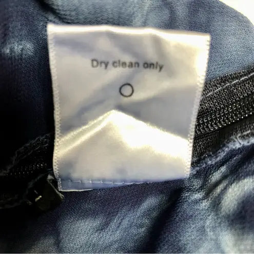 Miaou Tie Dye Blue & White Madeline Crop Top Boned Bodice Corset Bustier sz L Size L