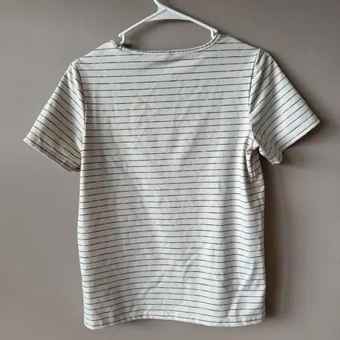 Scotch & Soda Women’s Maison Scotch Striped Cropped Shirt Top Size Small