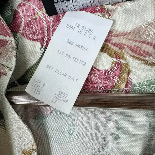 All that jazz Dress 12P Floral Puff Sleeve Cottagecore Coquette Pearl Button