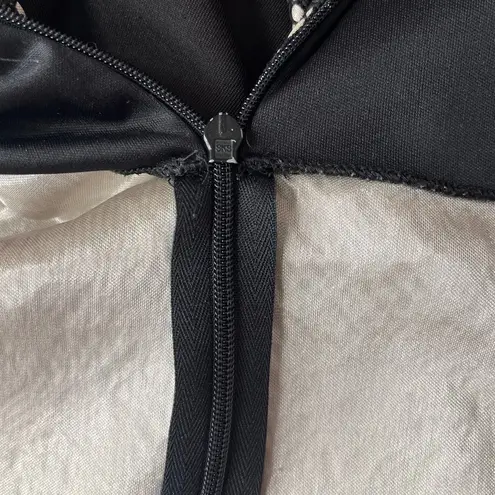 Enfocus Studio Lace Sheath Dress Sz 6 Gothic Nude Illusion Party Cutout Witchy