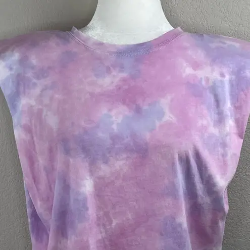 Generation Love  Lex Lilac Tie Dye Print Crewneck Muscle Tank Top Size Medium NWT