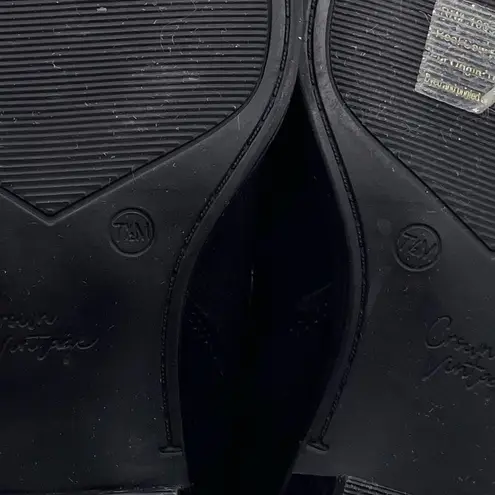 Crown Vintage Tolana 2 Chelsea Ankle Boots Black Suede/Cow Hair Women's Size 7.5