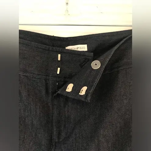 Fashion Bug dark wash blue trouser pants women size 22W - 1% spandex