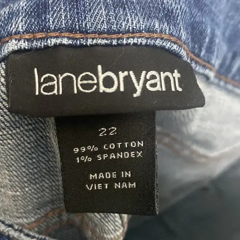 Lane Bryant  Button Fly Denim Skirt