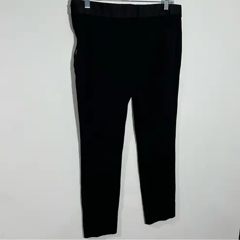Everlane  Black‎ Pinktuck Ponte Pants Center Seam Size 10
