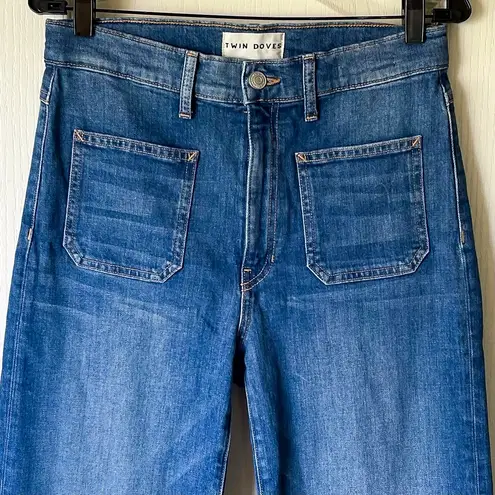 Emerson Fry Twin Doves Treasure Bell Jeans Flare Denim Blue Size 30 GUC