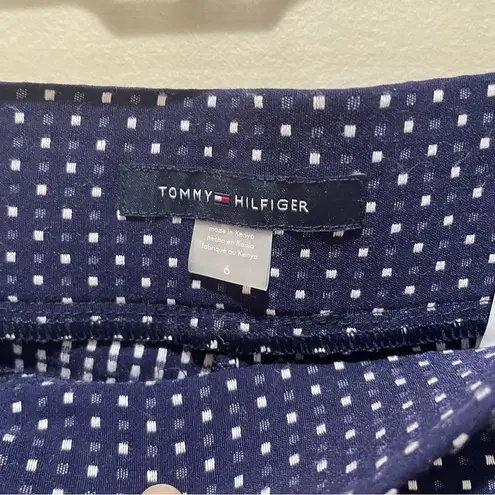 Tommy Hilfiger  Polka Dot Leggings Navy Blue and White Women’s Size 6 New