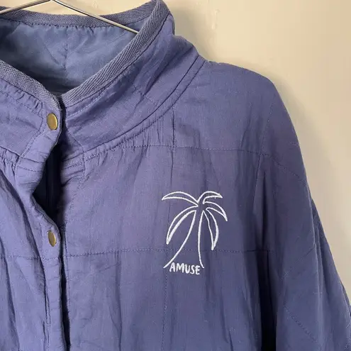 Amuse Society NWT  The Sea Breeze Quilted Jacket Size XXL