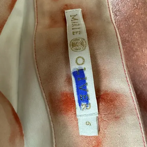 Marie Oliver Belted Tie-Dye Tiered Maxi Skirt Size 6