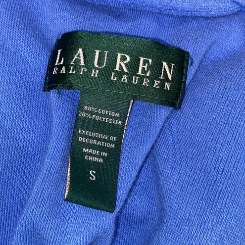 Ralph Lauren Lauren  blue terrycloth robe size small with pockets & belt