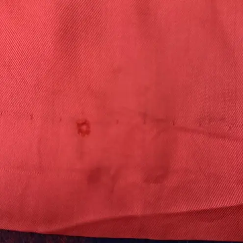 Vintage 60s Mary Redston Original Orange & Navy Plaid Button Up Pea Coat Size undefined